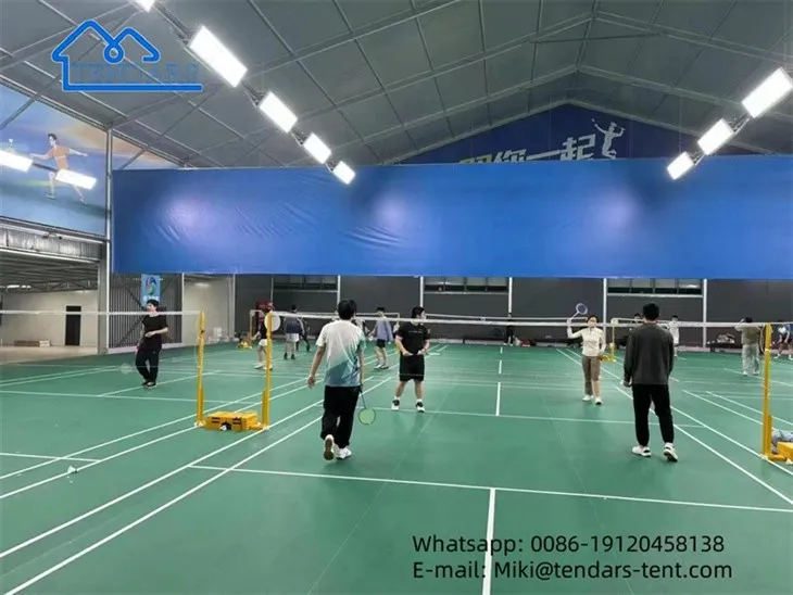 big badminton court tent