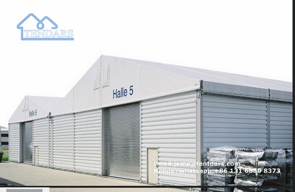 Heat Insulation Sandwich Panel Industrial Storage Tents Marquee For Sale
