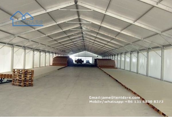 Heat Insulation Sandwich Panel Industrial Storage Tents Marquee For Sale